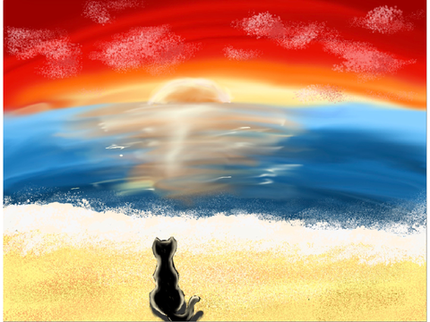 Sunset Drawing