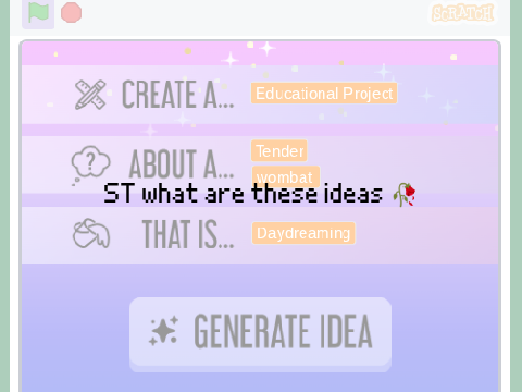 Using Idea Generator... // @iconz0_