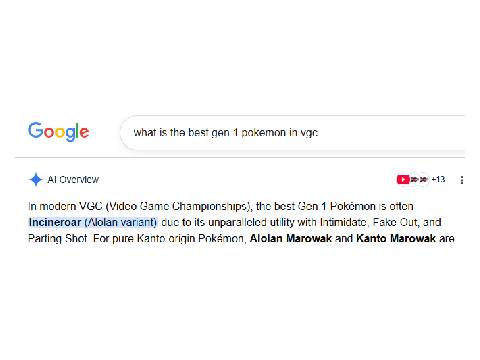 More AI stupidity