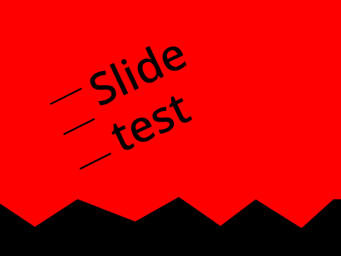 slide test