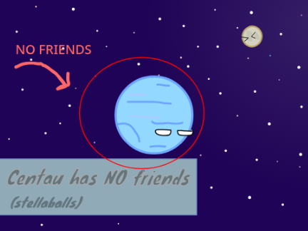 Centau has NO friends