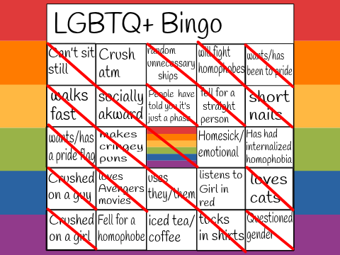 LGBTQ+ Bingo - Ace's remix