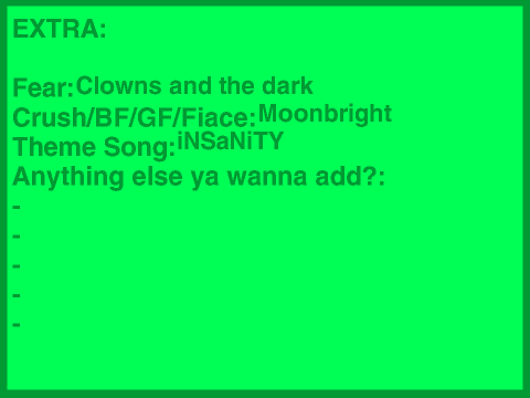 My new look (contest still open) and bio