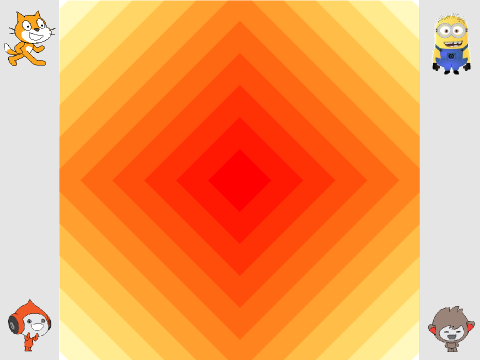 1 Line Challenge - Sun Diamond