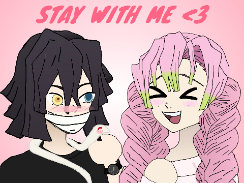 stay with me || obanai x mitsuri