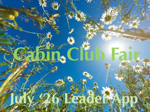 Cabin Club Fair || July '26 Leader App
