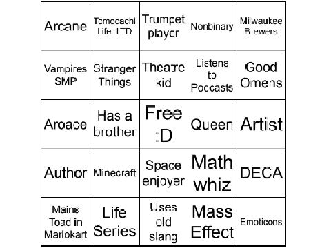 geode bingo!!!!!!