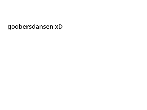 goobersdansen xD MAP (NEED BACKUP!!!!!)