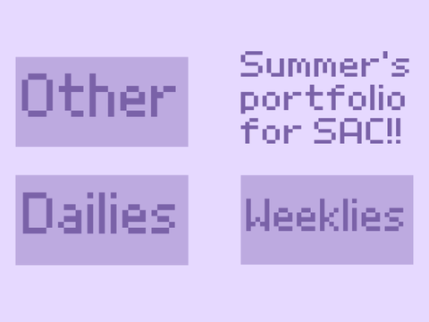 summer's sac portfolio!!