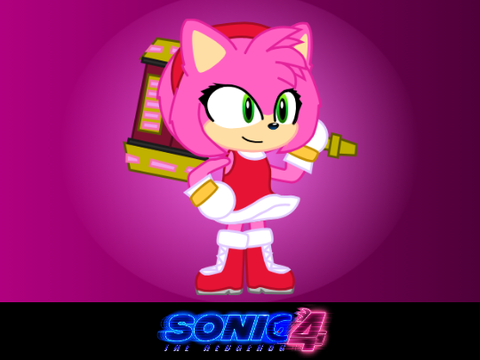 Sonic Movie 4 Amy Vector