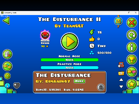 The Disturbance II verified!
