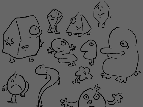 lots of drawings