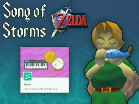 Song Of Storms // Scratch Music Blocks Remake