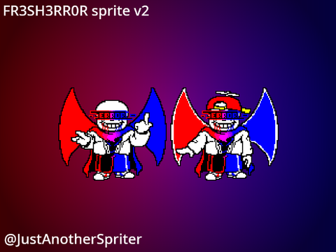 FR3SH3RR0R sprite redo