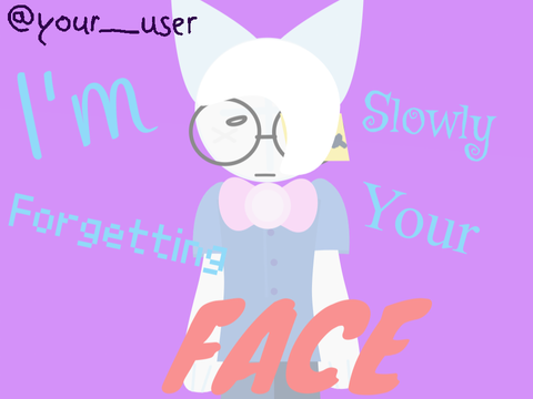 CCE: I’m Slowly Forgetting Your Face…