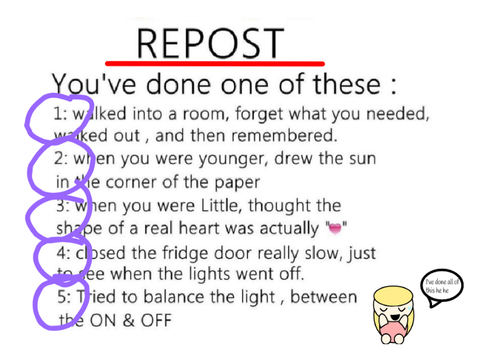 Repost if you’ve done these remix remix remix