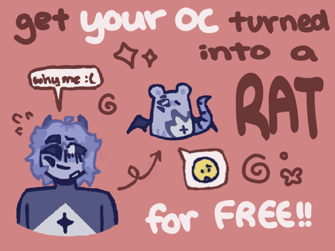 ☆ turning ocs into RATS for free !! ☆