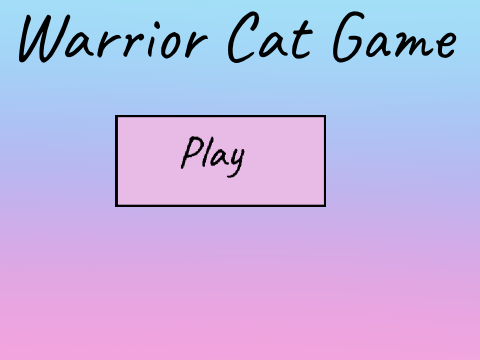 Warrior Cat Game WIP