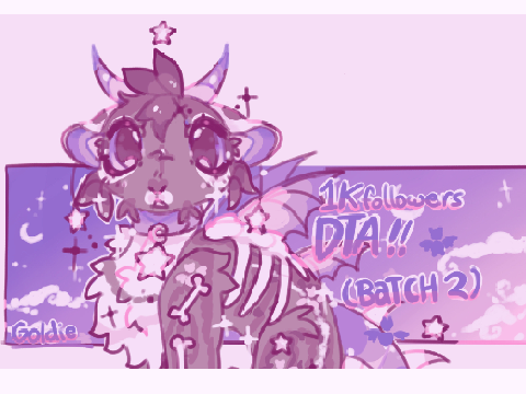  ✩ 1K+ FOLLOWERS DTA !! ( Batch two woohoo ) remix