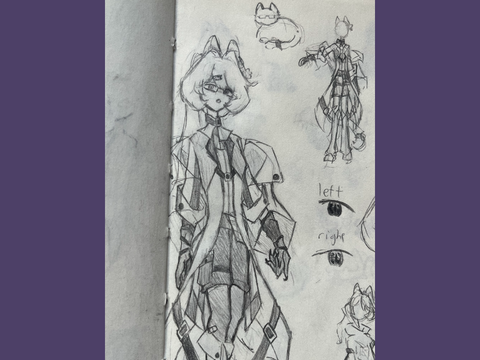 Some oc refs(sketches)