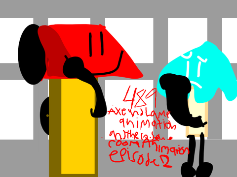 = 489 = AXE and lamp = animation = My Object Show The Insane Room EPISODE 2 animation  