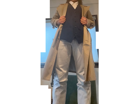 実写注意！家の余り物で太宰さんのコスプレ！
