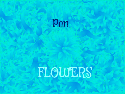 ✍Pen FLOWERS❀