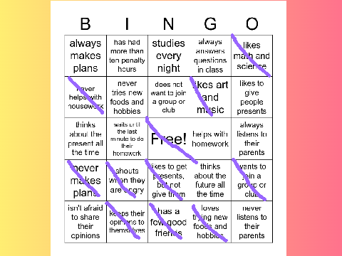 My Personality Bingo! remix
