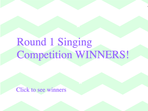 MUSICAL THEATRE COMP ROUND 1 WINNERS