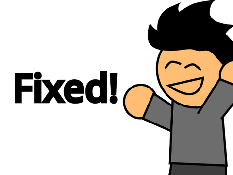 Fixed!