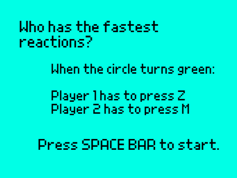 Reaction Game (2 Players)