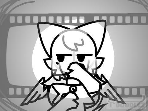 Rolling girl - template