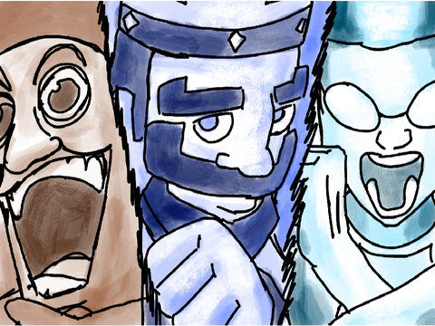 3 Way Domain Clash! // Triple T - Blue King - Invincible