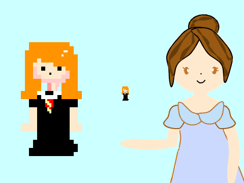 Ginny Weasley pixel art!!