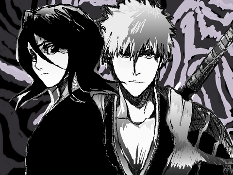 Ichigo/Rukia - drawing request