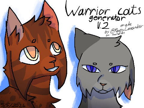 Warrior cat generator v2
