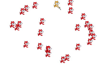 YOU with a sword vs. 25 bots that can pile up