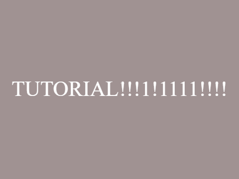 The Factory Tutorial