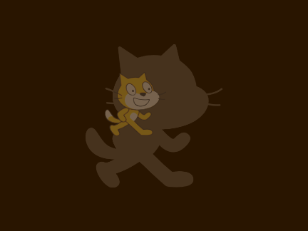 Glow cat!