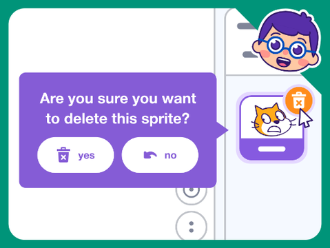 ✨Are you sure you want to delete this sprite?✨