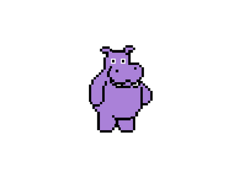 Pixelated @Castle_Hippopotamus Sprites