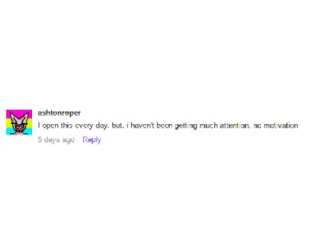 GUYSSS SEND YOUR MOTIVATION TO HER NOWWWW!!!!!!!!!