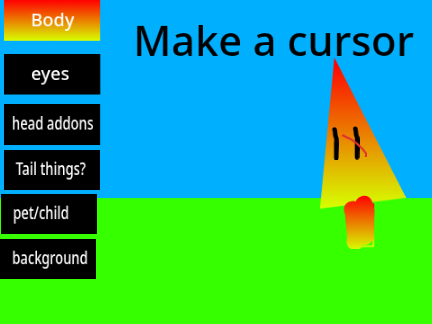 Make a cursor 