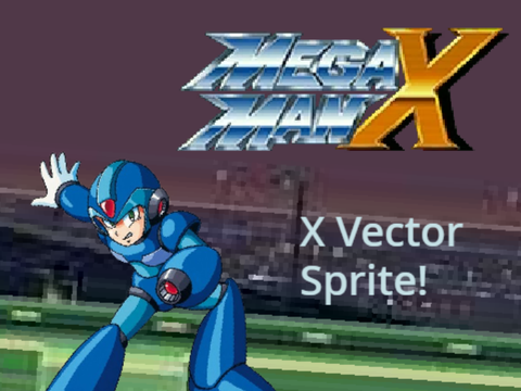 Mega Man X - X (Vector Look)