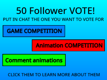 50 follower VOTE (closed) 