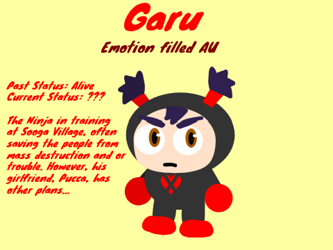 Garu Description // Pucca // Emotion Filled AU.