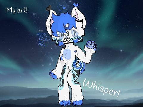 Art of Whisper @_Frost-The-Animus_ OC