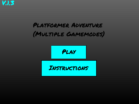 Platformer Adventure (Multiple Gamemodes)