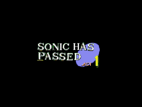 Sonic has passed Act 1 (13+)