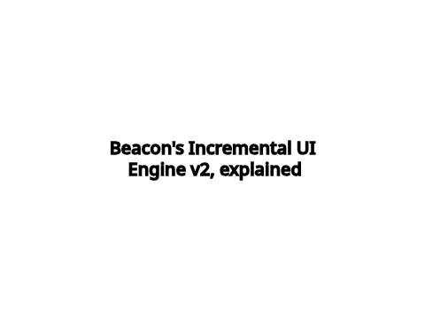 How to use my second ui engine